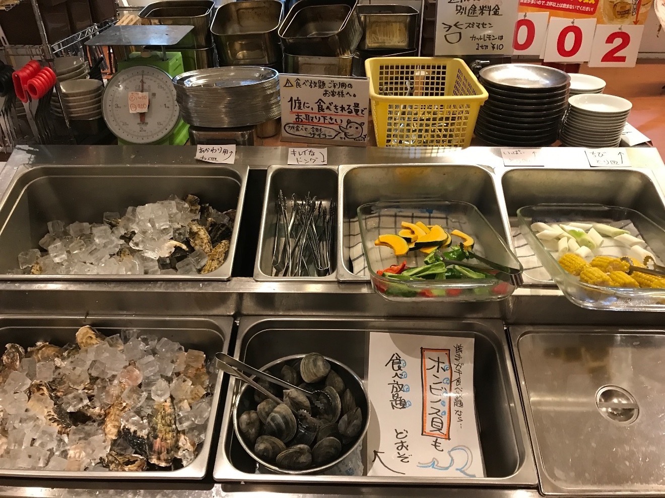 横浜にある かき小屋みなとみらいで焼き牡蠣食べ放題 Tabi Fun